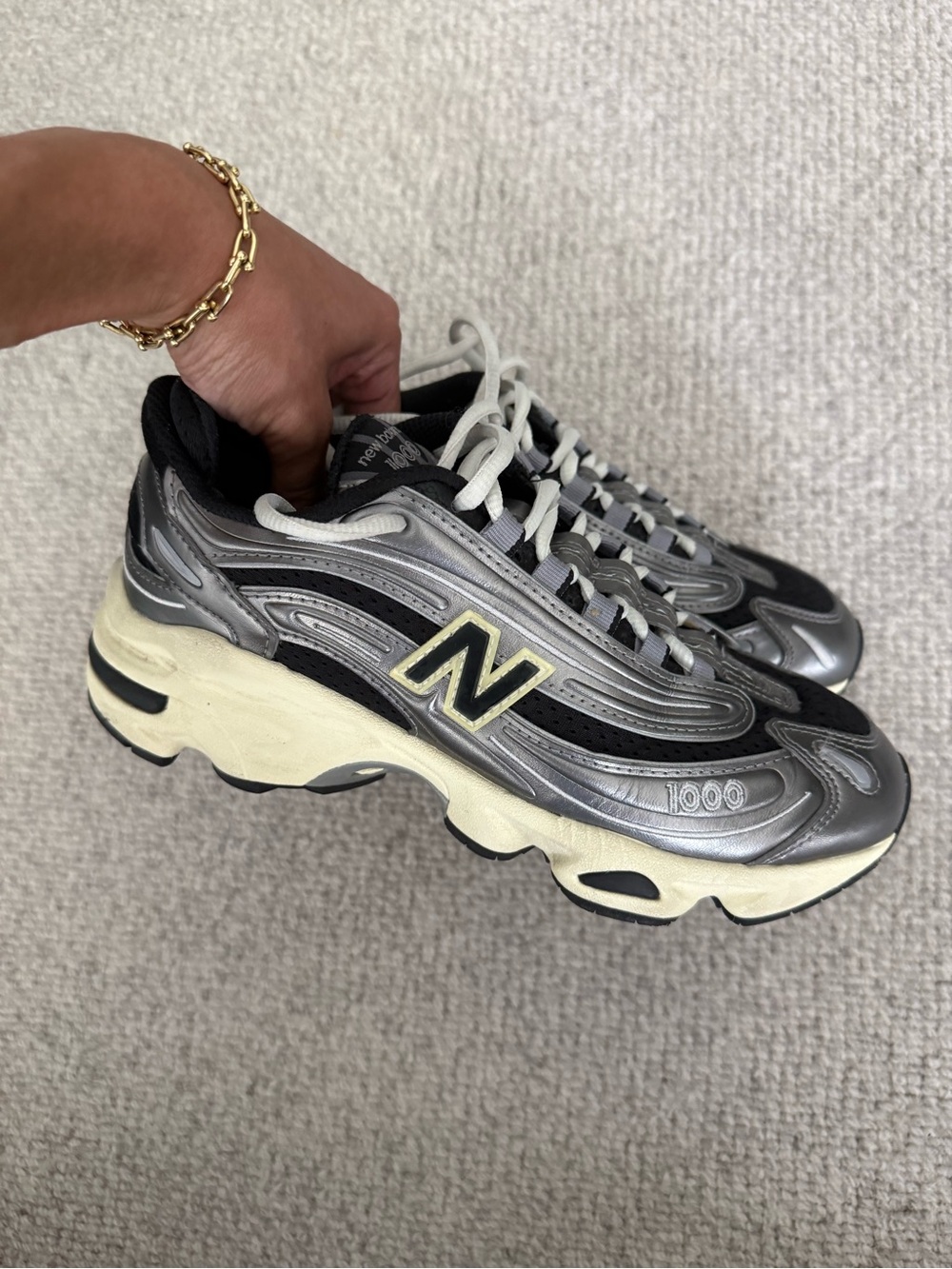 New Balance 1000 'Silver Metallic'  M1000SL Size M5 / W6.5